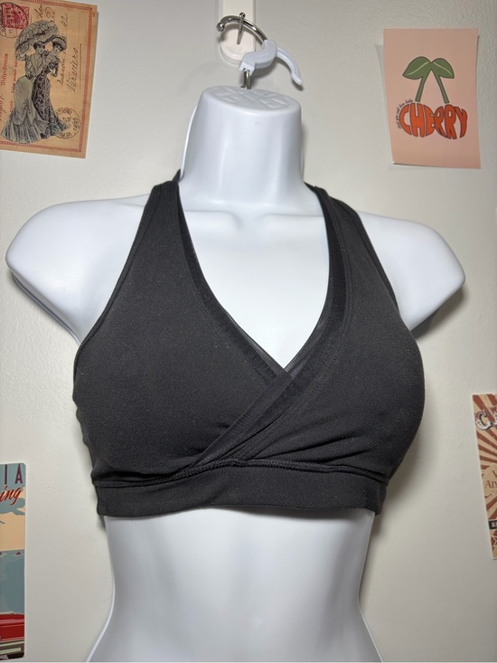 lululemon athletica Other - lululemon athletica Black Wrap-Front Bralette